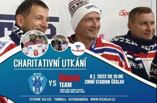 Podpořte Jakoubka zakoupením on-line vstupenky na charitativní hokejové utkání ŠMICER TEAMU v Čáslavi