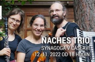Naches Tria vystoupí v synagoze v Čáslavi  – evropská špička klezmer hudby