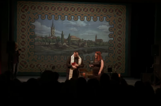 TV Čáslav – aktuality: Odhalení restaurované opony v čáslavském divadle