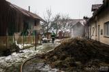 x-6997: Foto: V Radovesnicích II hořel rodinný domek, škoda je přes milion korun