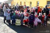 5G6H3702: Foto: O masopust v Křeseticích se postaraly děti z mateřské a základní školy
