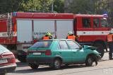 ah1b0802: Foto: V Kolíně se v sobotu srazila tři auta