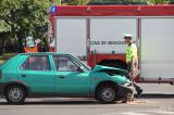 ah1b0812: Foto: V Kolíně se v sobotu srazila tři auta