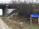 20160309_IMG_3040: Most u Hlízova není zcela dokončen, na stavbě však nikdo nepracuje