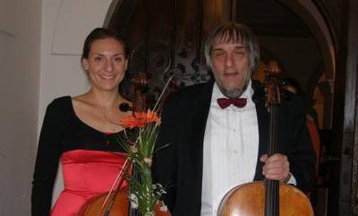 Synagogu zítra rozezní violoncella v podání Jiřího a Dominiky Hoškových