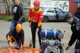 20160424_IMG_1029: Foto: Z poháru starosty obce Hostovlice se radují hasiči z Kynice a hasičky z Golčova Jeníkova