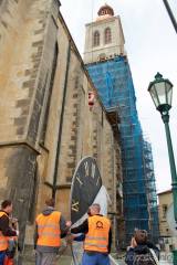 20160504_IMG_1588: Na věž kostela svatého Jakuba v Kutné Hoře se vrací ciferníky věžních hodin