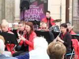 20160612_DSCF6915: Foto: Centrum Kutné Hory oživil promenádní koncert skupin z Kmochova Kolína