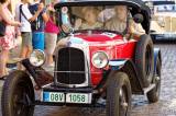 20160821001641_IMG_0546m: Foto: Centrum Kutné Hory patří o víkendu především historickým vozidlům