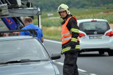 Dopravní nehoda u Libenic blokovala hlavní tah mezi Kolínem a Kutnou Horou
