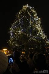 20161204181111_IMG_4148: Foto: Svatá Barbora rozsvítila vánoční strom v Kutné Hoře