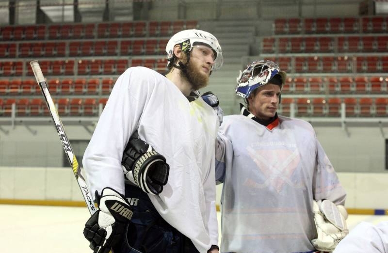 Hokejisté Čáslavi poprvé trénovali na novém zimním stadionu