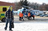 20170106134559_5G6H9828: Foto: Do Kutné Hory letěl v pátek krátce po poledni vrtulník záchranné služby