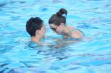 ah1b3669: Foto: Teploty atakovaly třicítku, Kolíňáci se chladili u bazénu