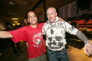 Foto: Punkový večírek ve Sport baru Jáma byl v režii kapel N.V.Ú. i Kozičky