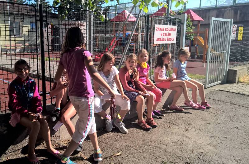 Slunečné pondělí zpestřil na kolínské Pětce dětský den