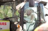 20170707131559_x-0774: Foto: Nevěsta odjela v Kolíně z radnice traktorem!