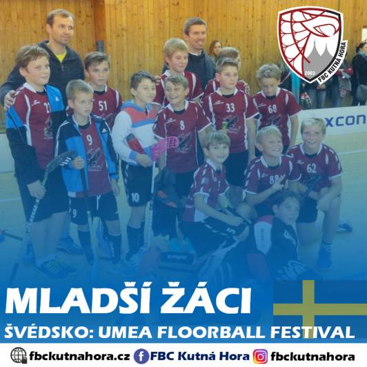 Mladší žáci FBC Kutná Hora míří do Švédska na mezinárodní turnaj