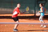 5g6h8729: Foto: Dvacet dětí se na antukových kurtech Sparty intenzivně věnovalo hlavně tenisu