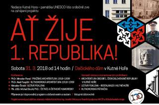 V Dačického domě zahájí projekt „Ať žije 1. republika!“