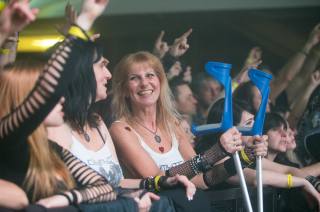 Foto: Publikum v Kolíně přivedla do varu tvrdě rocková parta Dymytry