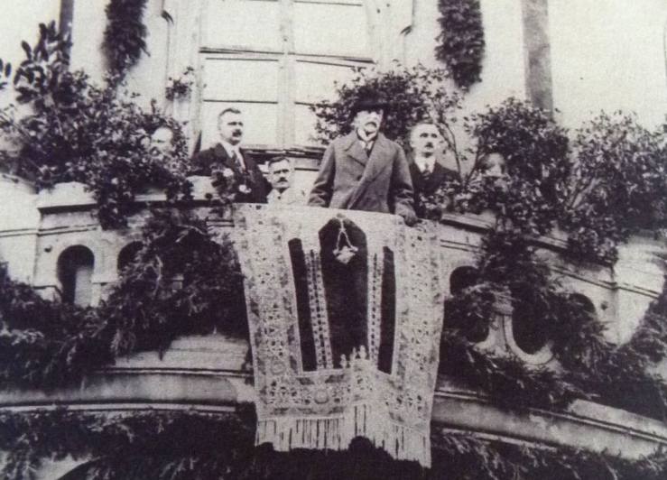 Prezidenta T. G. Masaryka v Čáslavi přivítal v roce 1922 starosta Karel Cibulka