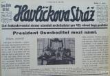 20180307213057_tgm_caslav14: Noviny referují o návštěvě TGM v Čáslavi - Prezidenta T. G. Masaryka v Čáslavi přivítal v roce 1922 starosta Karel Cibulka