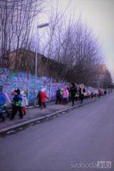 20180322233531_DSC_0342: Foto: Děti z Mateřské školy Benešova II vynesly Morenu a vyhnaly zimu