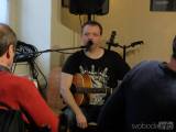 20180402001056_DSCF9243: Foto, video: Rodinná kapela Petra Börnerová Trio vvystoupila v kutnohorském Blues Café