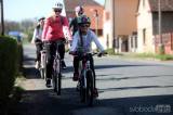 20180414112534_5G6H0828: Foto: Cyklisté vyrazili do nové sezony ze Svaté Kateřiny, zamířili do Kladrub