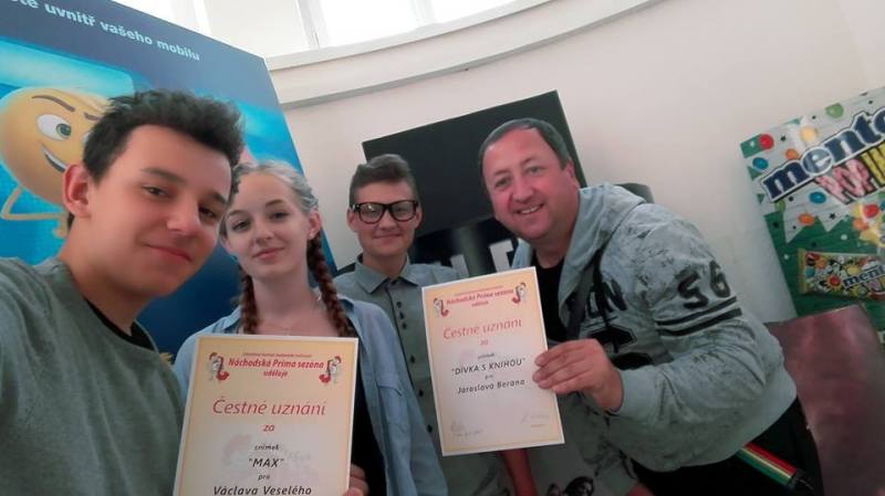Mladí herci reprezentovali Kutnou Horu na filmové přehlídce v Náchodě
