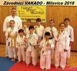 20180522201350_2018052211: Nejmladší závodníci karate Vakado přivezli z Milovic osm medailí!