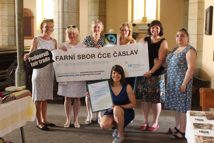 Farní sbor Českobratrské církve evangelické v Čáslavi vstoupí mezi Fairtradové církve a náboženské společnosti