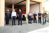 20180727124030_5G6H0774: Stanice malínských hasičů je bohatší o další techniku, vůz jim předal Jiří Pokorný