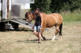 20180804143525_5G6H5530: Foto: V Čestíně na hřišti sehrál hlavní roli kůň, důležité bylo i umění jezdců