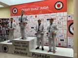 20181009202127_judo_sadova82: 3. Ruda Špačinský (vlevo) - Ája Prausová potvrdila svou formu stříbrnou medailí v Memoriálu V. Prokeše