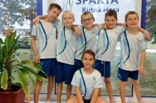 Nejmladší plavci Sparty bojovali v pátém kole Středočeského poháru nejmladšího žactva