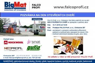 TIP: Velká zimní akce a den otevřených dveří ve stavebninách BigMat Falco Profi Chotusice