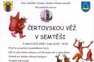 Gotickou věž v Semtěši obsadí v sobotu parta nezbedných čertů i s Luciferem!