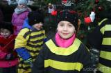 20181130183735_5G6H0174: Foto: V Křeseticích v pátek rozsvítili vánoční strom, zazpívaly děti ze školy