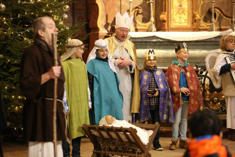 Foto: Vánoční výstavu v kostele sv. Jana Nepomuckého dokresluje představení o lidových zvycích