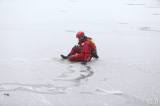 20190124123224_x-5696: Foto: Kolínští hasiči trénovali záchranu z probořeného ledu