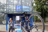 20190517105305_IMG_9165: Foto: U hlavního vlakového nádráží v Kolíně otevřeli cyklověž