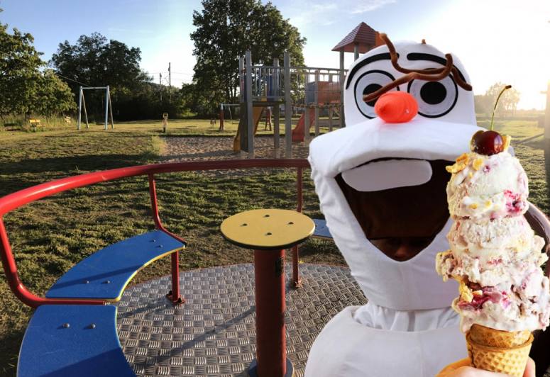 Dětský den v Hlízově osvěží vanilková zmrzlina i sněhulák OLAF