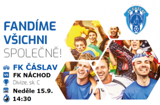 Fotbalisté Čáslavi vyzvou v divizi třetí Náchod, klub chystá akci "Fandíme společně"