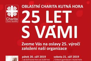 Kutnohorská Oblastní charita slaví již 25 let, připravila program na víkend