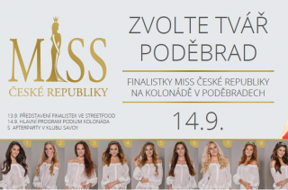 Poděbrady přivítají finalistky národní soutěže krásy Miss České republiky