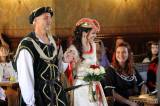 20190916132128_IMG_4637: Foto: Vlašský dvůr v Kutné Hoře hostil svatbu v rytířském stylu  