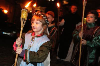 Svatomartinský průvod zamíří k chrámu sv. Barbory i letos