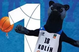 BERY - maskot týmu BC GEOSAN Kolín - slaví 1. narozeniny